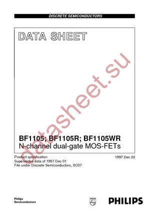 BF1105WR T/R datasheet  